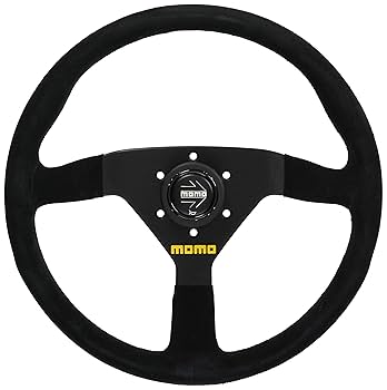 Amazon | MOMO(モモ) ステアリング MOD.78 35パイ BK/スエード M
